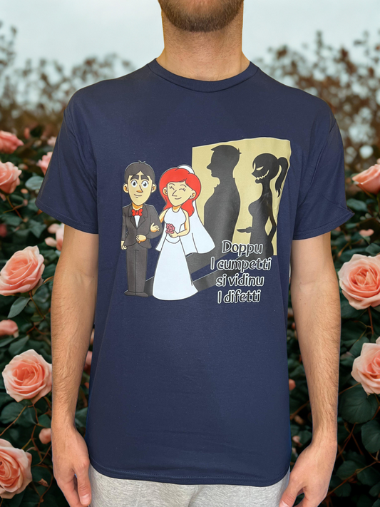 Maglietta - Doppu i cumpetti si vidinu i difetti