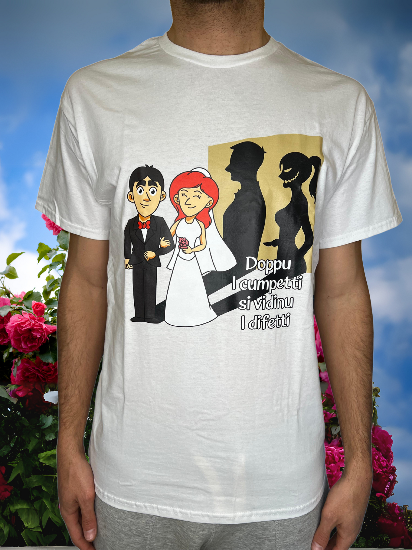 Maglietta - Doppu i cumpetti si vidinu i difetti